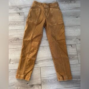 Spanx pull on twill cropped pants size medium